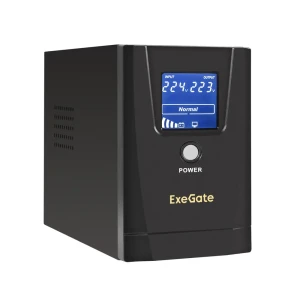 Источник бесперебойного питания Exegate SpecialPro Smart LLB-500.LCD.AVR.2SH.USB 500 ВА 500 Вт