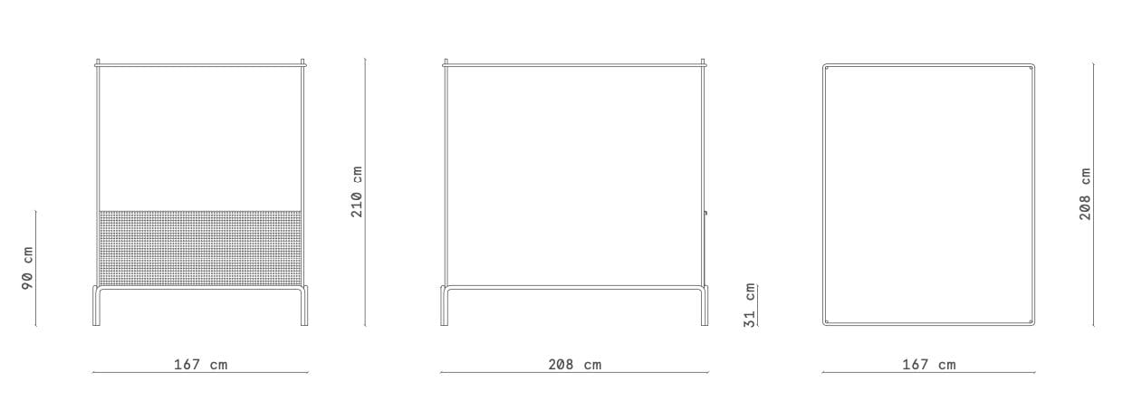 Двуспальная кровать из кованого железа с балдахином Lispi TRESCA ARCH-00019052 - Вид №10