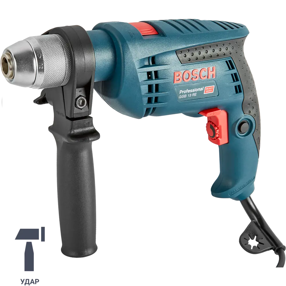 Дрель ударная сетевая Bosch Professional GSB 13 RE, 600 Вт STLM-2193250