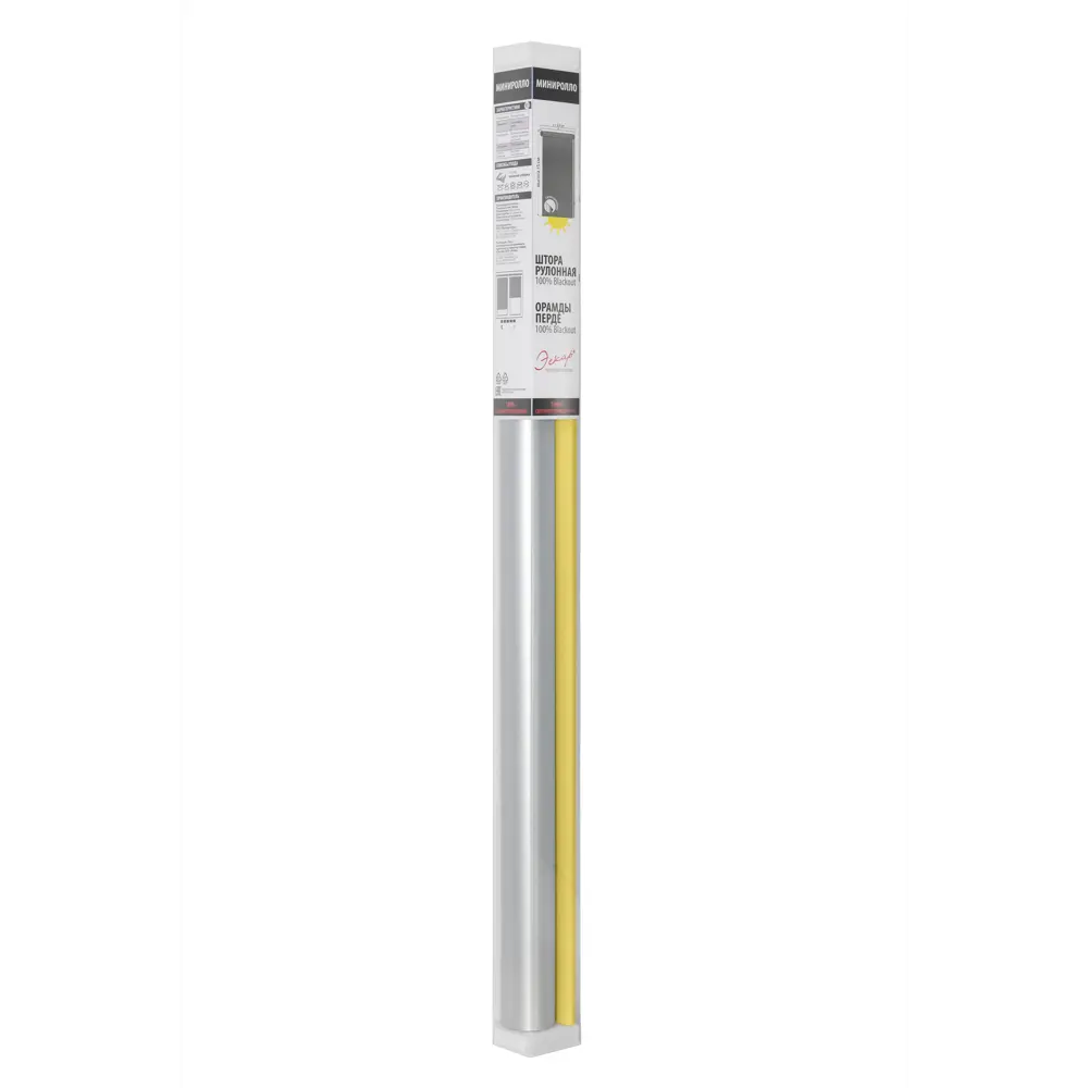 Штора рулонная блэкаут Эскар 70x160 см желтая Lime 5 BLACKOUT STLM-2140000 - Вид №4