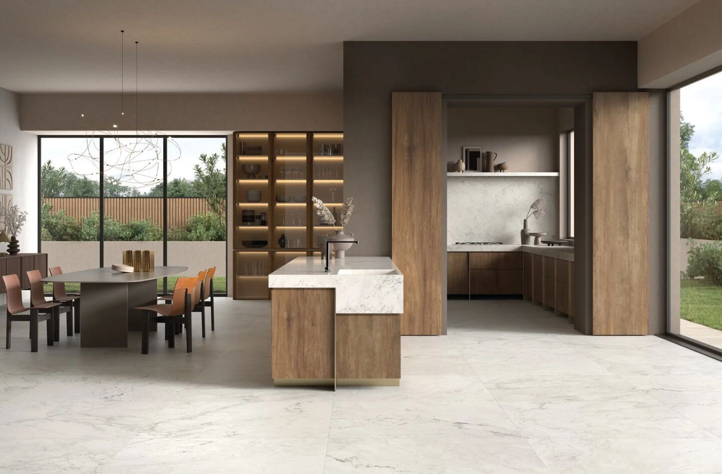 Пол / напольное покрытие из керамогранита с мраморным эффектом LaFaenza AESTHETICA ARCH-00073594 - Вид №40