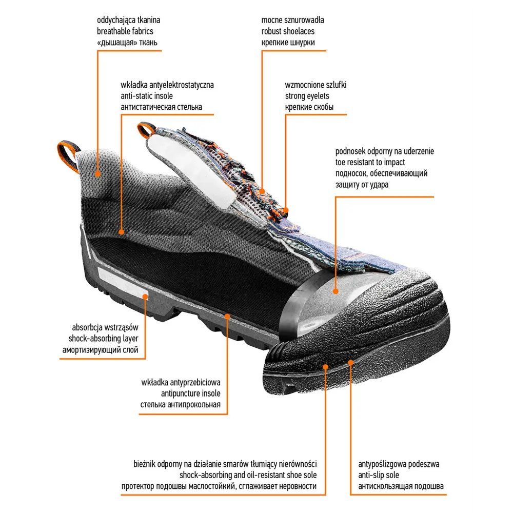 Полуботинки Neo S1P SRC 82-036 замша размер 45 Neò STLM-2146629 - Вид №2