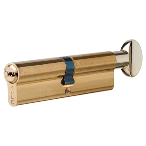 Цилиндр Kale 164SM-100-C-BP, 45х45 мм, ключ/вертушка, цвет золото 82394787 STLM-2046066