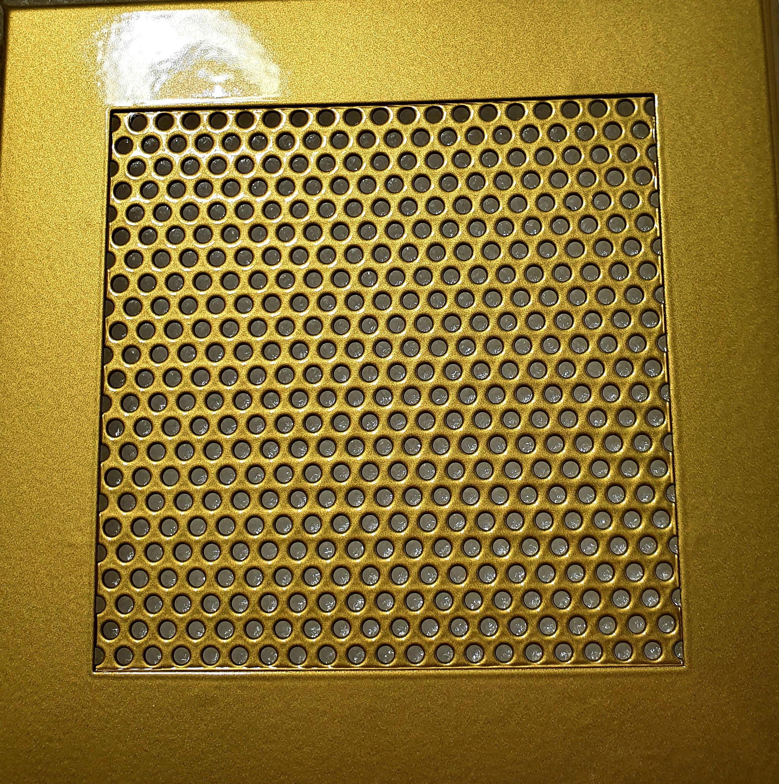 90559989 Решетка вентиляционная на магнитах VRK001502 150х150 мм металл цвет золотой STLM-0282462 ШАМРАЙ