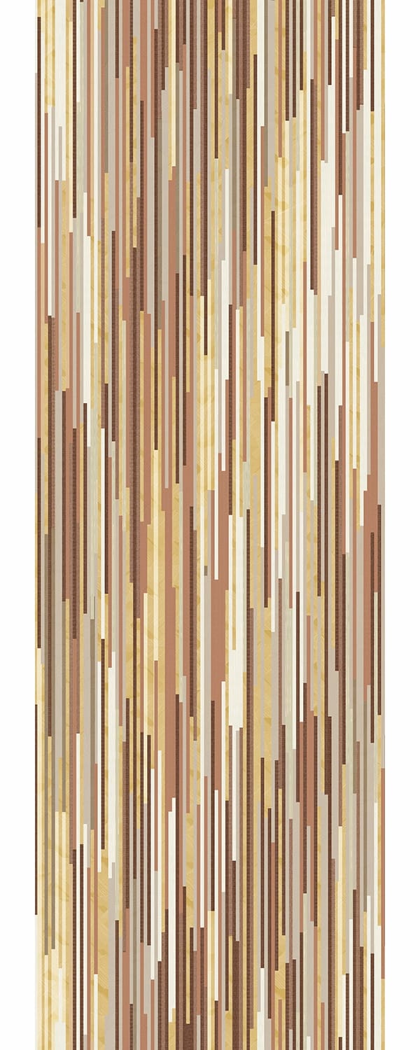 Ультратонкая алюминиевая декоративная панель Tecnografica GROOVY BAMBOO ARCH-00152465 - Вид №1