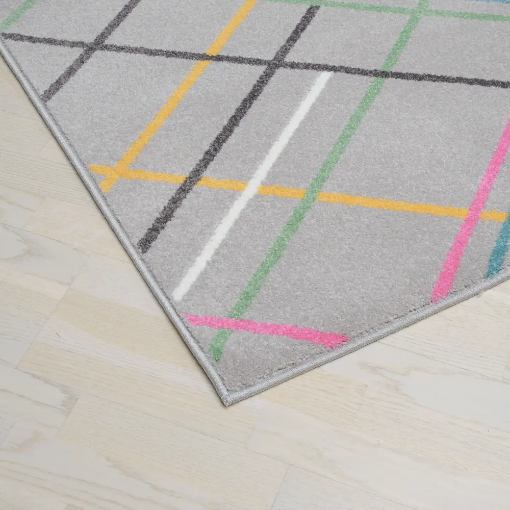 Ковер полипропилен Playground 70SKS 120х170 см цвет серый Tarkett STLM-2088917 - Вид №1