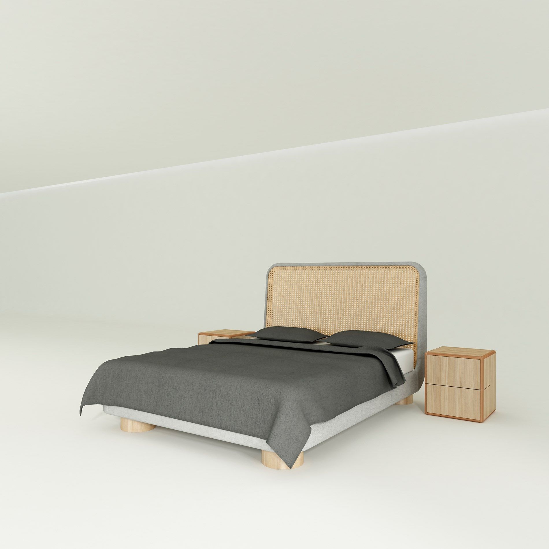 Деревянная двуспальная кровать WUDA MANAO ARCH-00070391 - Вид №5