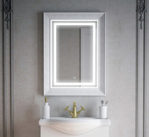 91190793 Зеркало для ванной 60 LED SD-00000967 с подсветкой 61х81см Классика STLM-0513723 COROZO