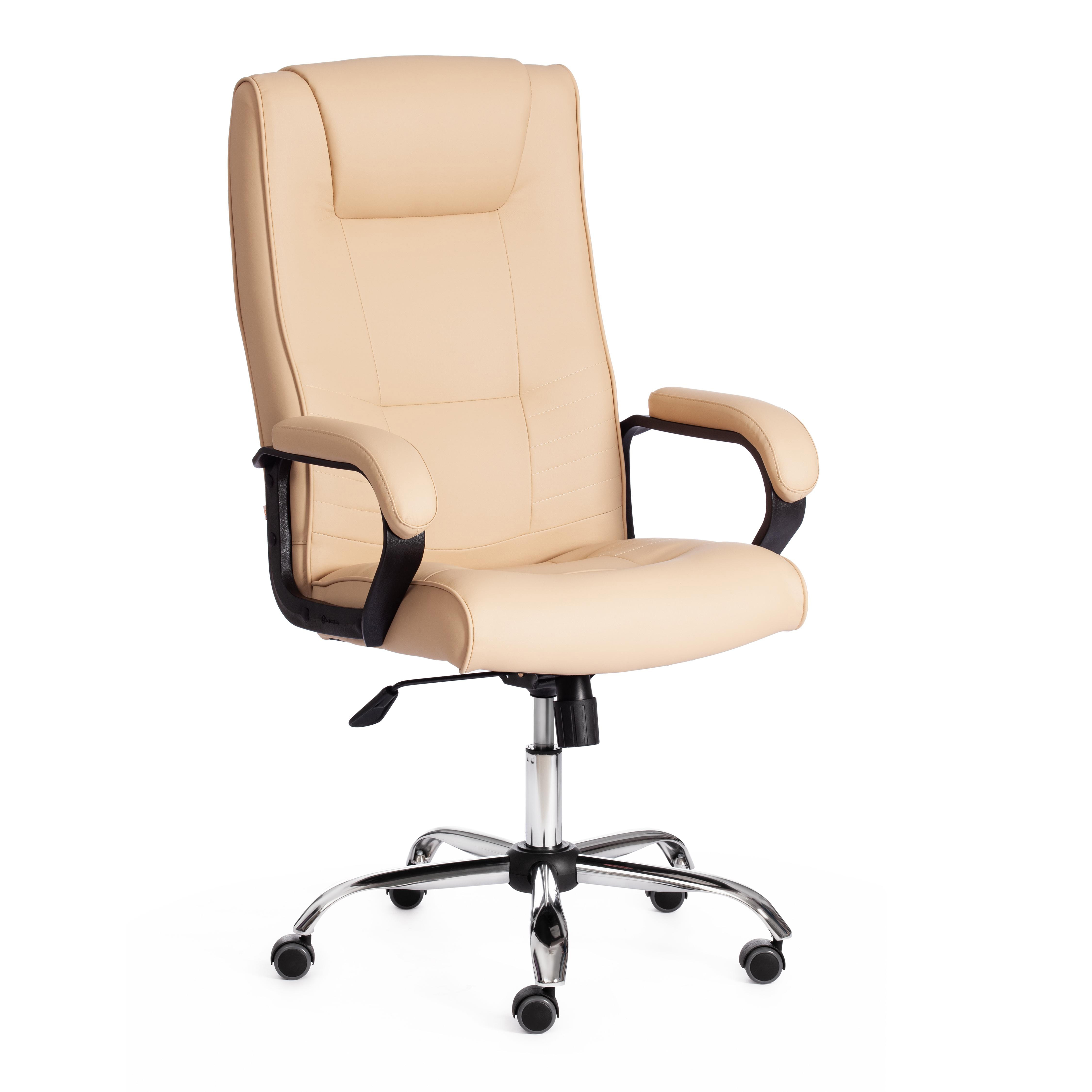 90938885 Офисное кресло Maxima экокожа цвет бежевый STLM-0424995 TETCHAIR