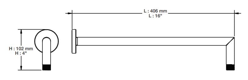 Набор термостатических встраиваемых ванн с ручным душем BARIL Zip B66 ARCH-00139206 - Вид №7