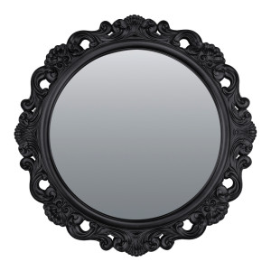 90862878 Зеркало декоративное Анет в раме цвет черный 75x75 см STLM-0414168 ЛЕСМА СТИЛЬ