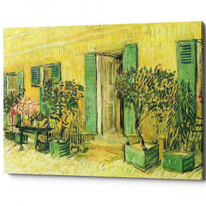 896522173_2628 Картина «Экстерьер ресторана в Аньере» (холст, галерейная натяжка) Object Desire