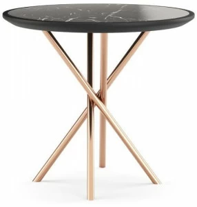 PRADDY Приставной столик из нержавеющей стали в современном стиле с 4-звездочным основанием для гостиной  Ml136
