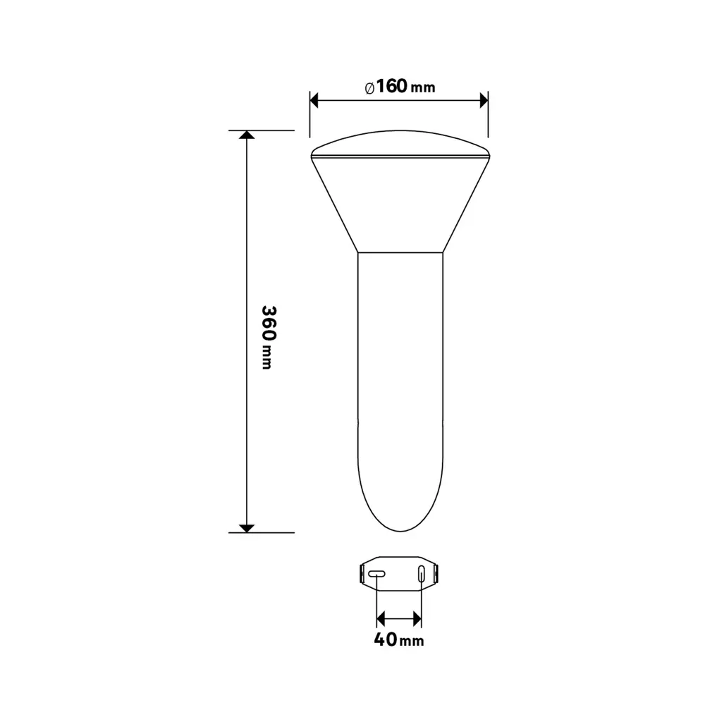 Светильник уличный настенный Inspire Milda 25 Вт IP44 бра, декоративный STLM-2198994 - Вид №5