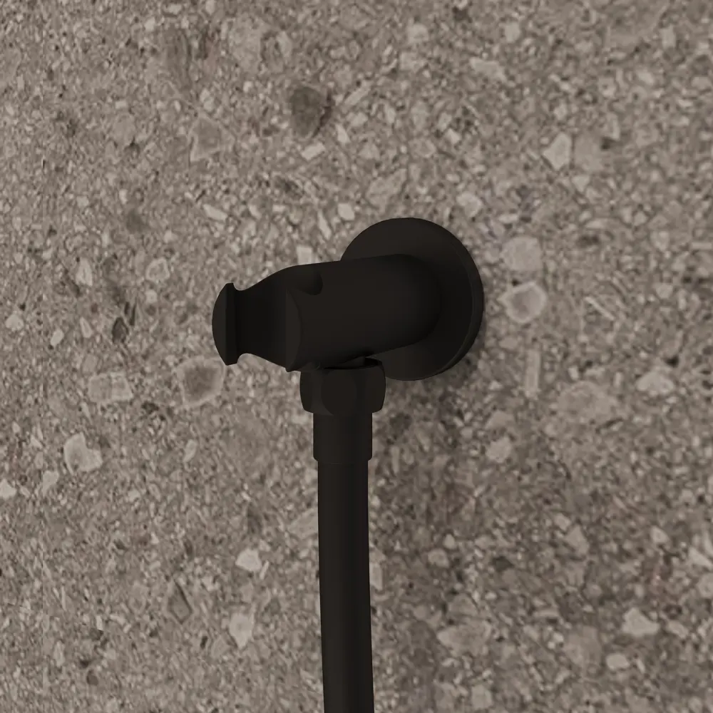 Подключение для душевого шланга Milardo Dale DALBL00M62 цвет черный матовый STLM-2025111 - Вид №6