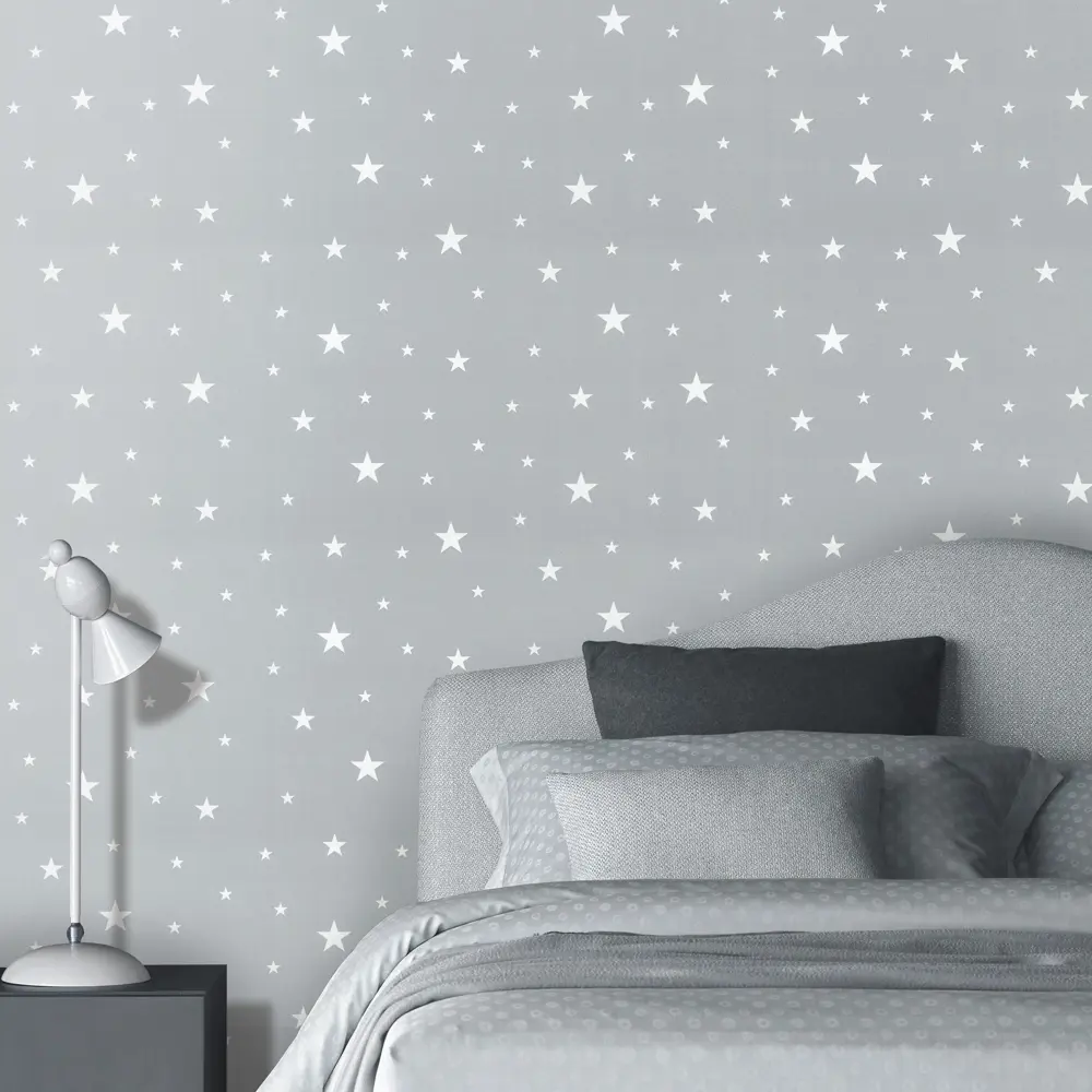 Обои флизелиновые A.S. Creation Звезды серые 1.06 м 165222 STLM-2205586 - Вид №5