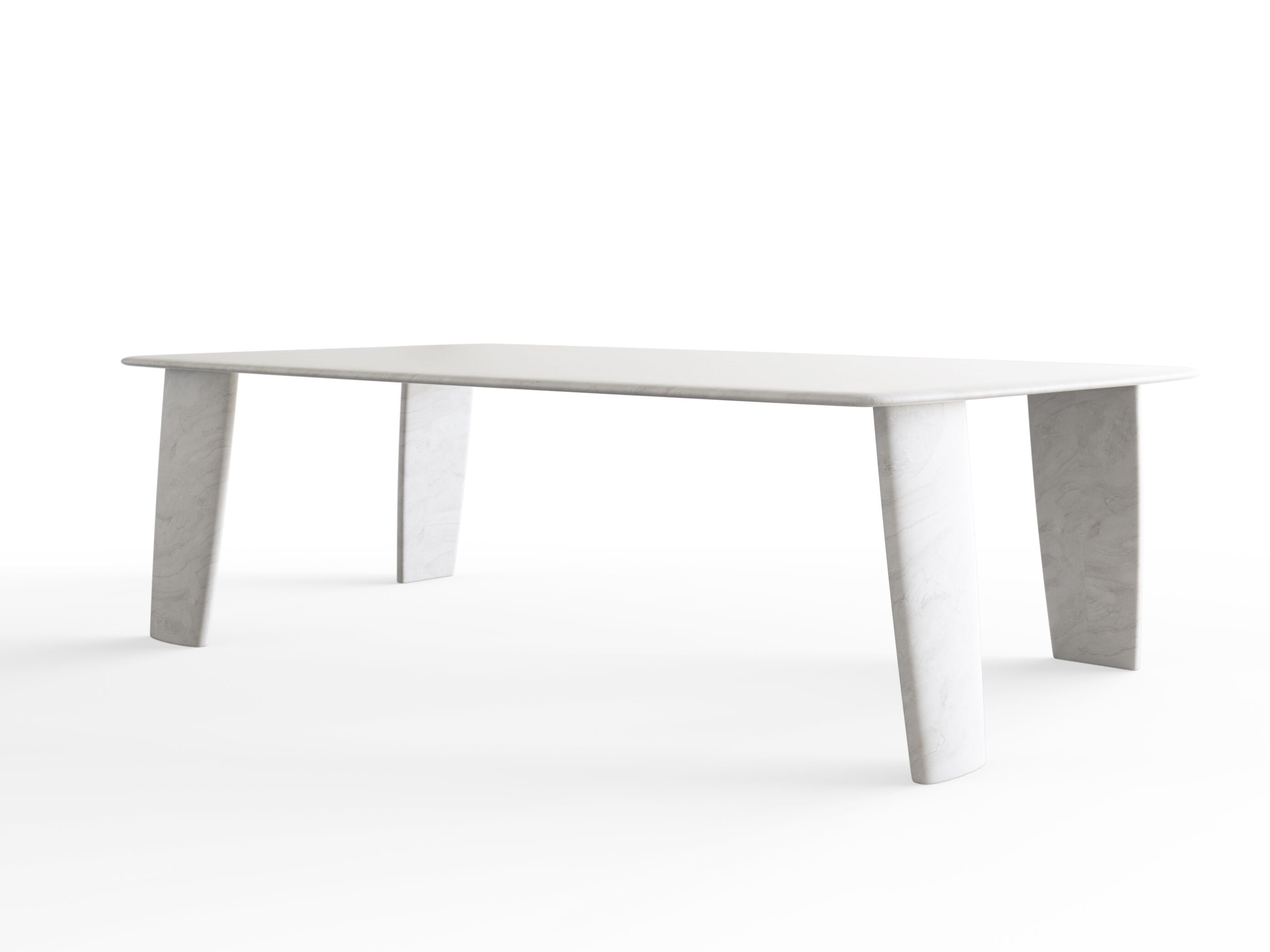 Мраморный прямоугольный садовый стол Exteta 10th ARCH-00030733