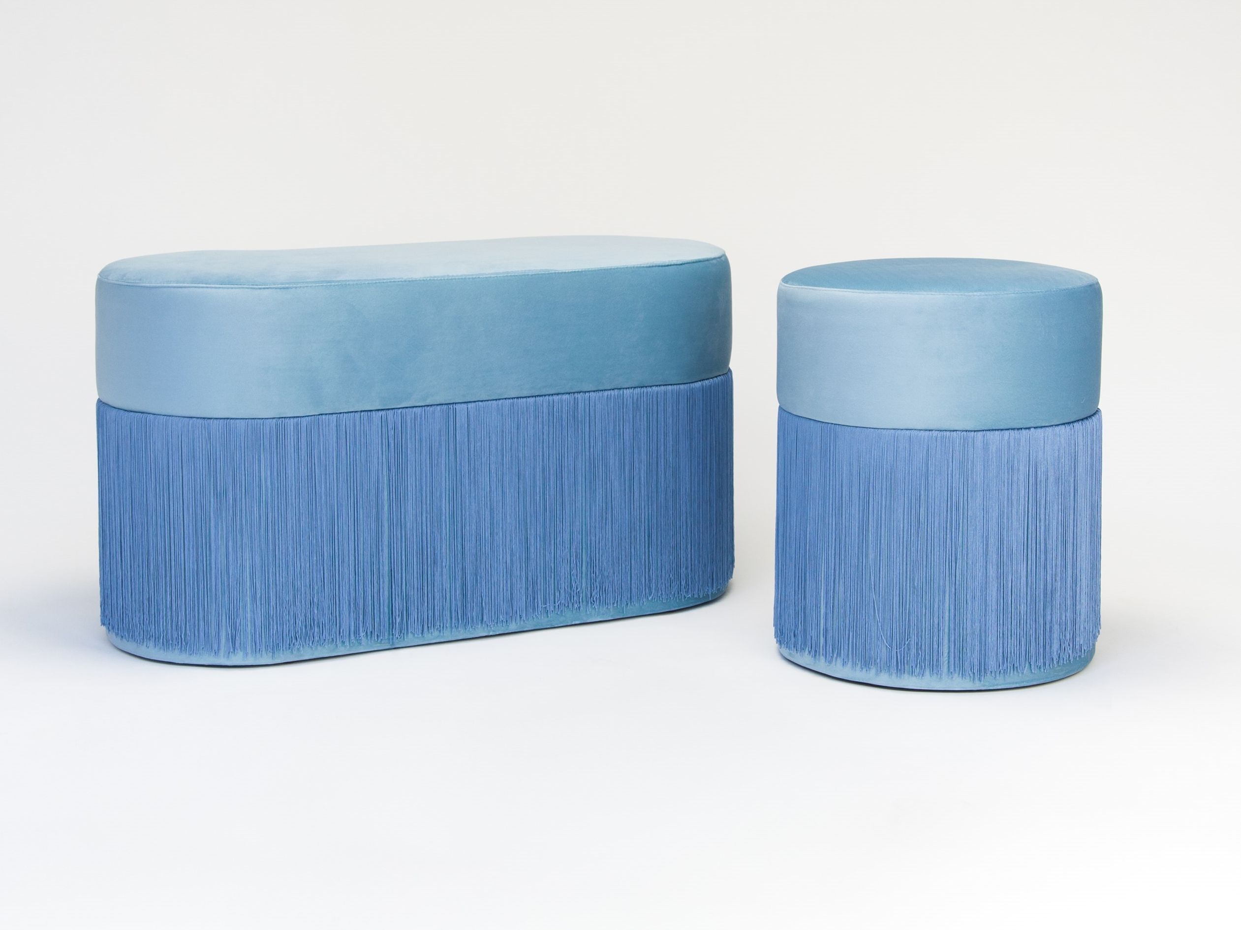 Круглый бархатный пуф Houtique Pill Pouff ARCH-00130366 - Вид №17