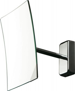 751(08) Stil Haus, настенное прямоугольное косметическое зеркало с 2-х кратным увеличением, цвет хром