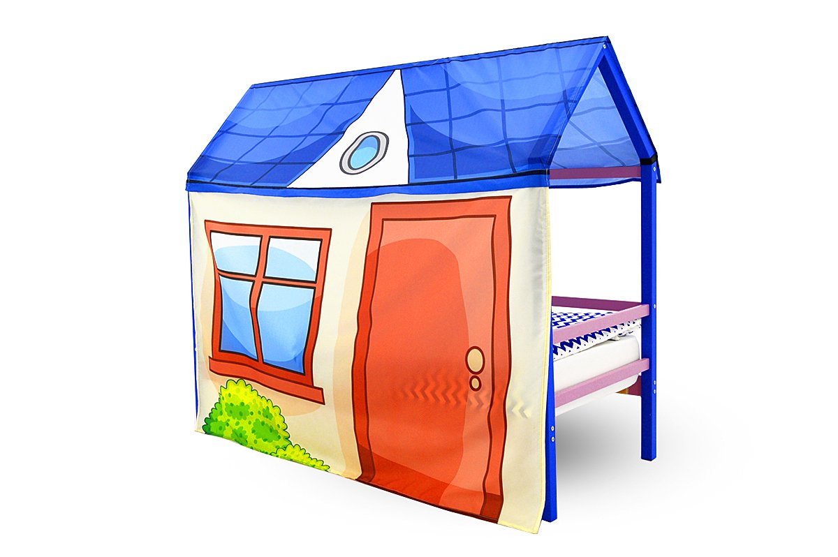 Накидка для кровати-домика Svogen игровая "Седьмое небо" БЕЛЬМАРКО  00-3873197 Синий;бежевый Santreyd  - Вид №1