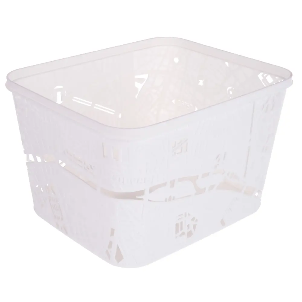 Контейнер Curver Париж 22x30x35 см пластик цвет кремовый 15794333 STLM-2079499 Santreyd  - Вид №1