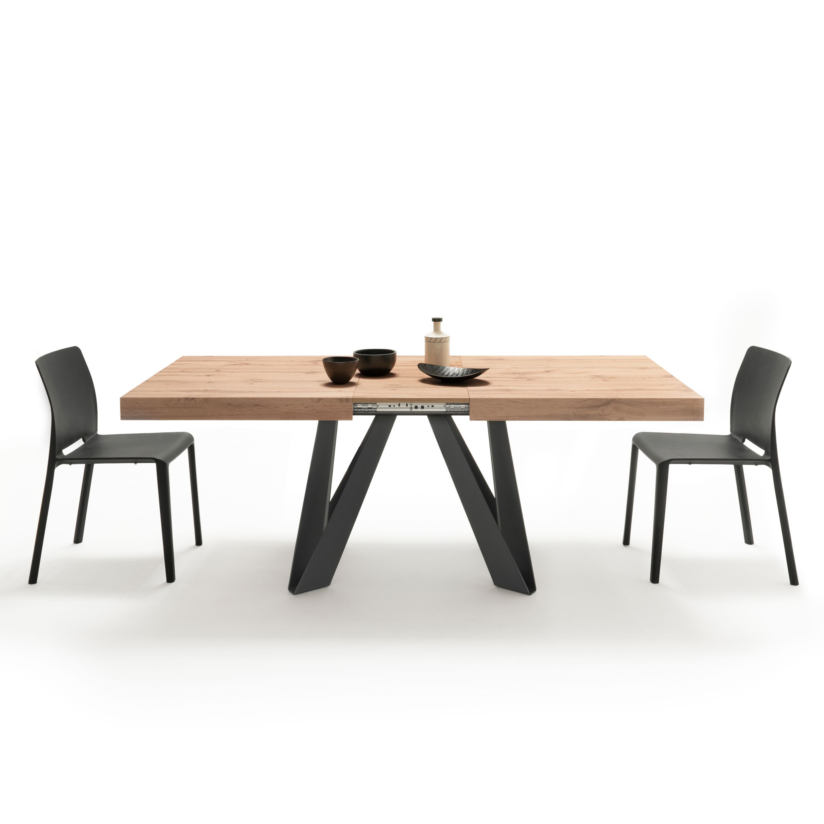 Выдвижной прямоугольный стол из железа с меламиновой столешницей Mobili Fiver ROMINA ARCH-00069646 - Вид №83