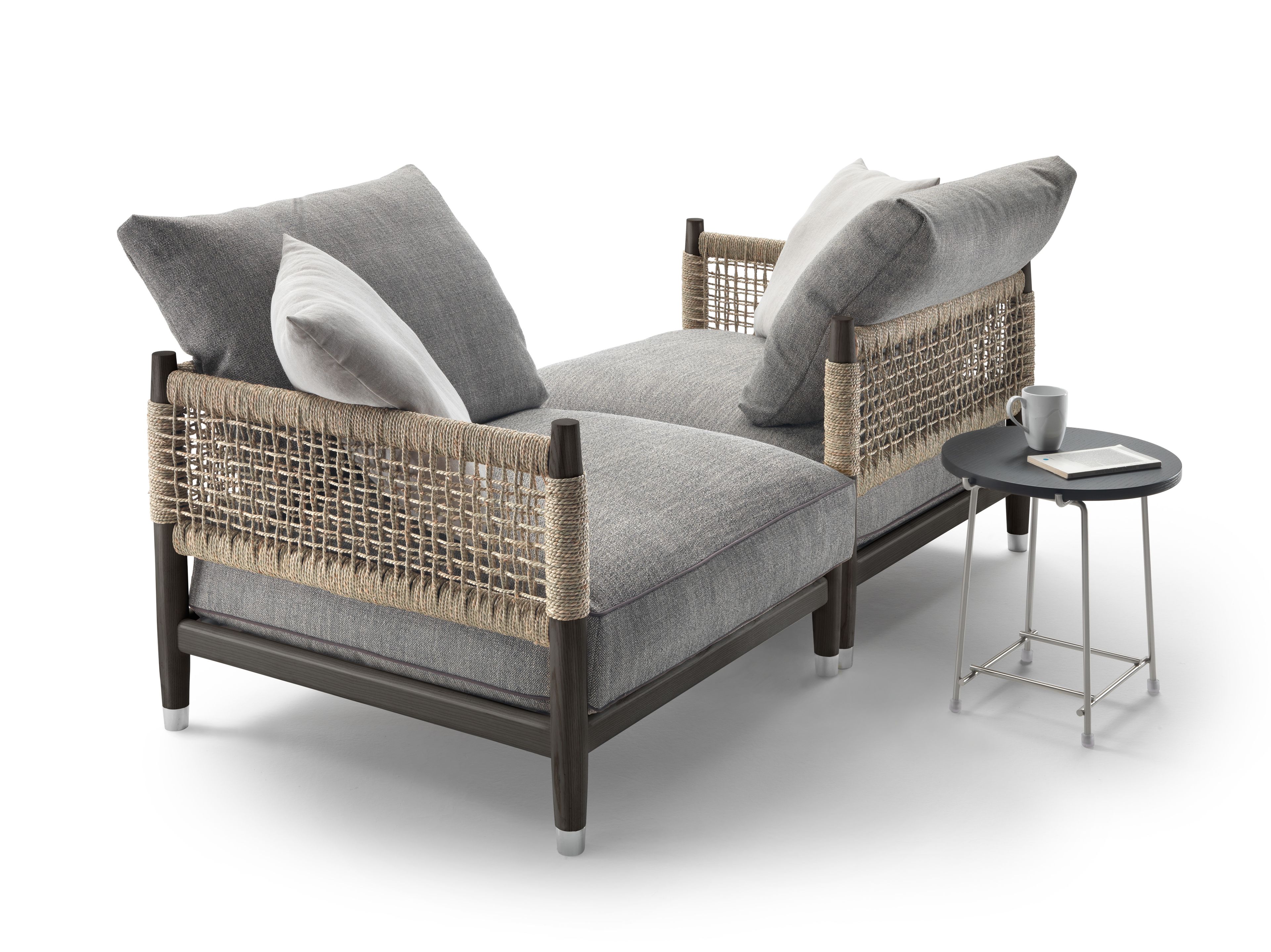 Модульное кресло из речной соломы и плетения Flexform Parker ARCH-00147452 - Вид №1