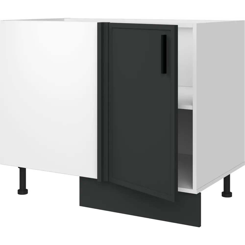 Напольный шкаф Hepo 100x82.5x58 см KONSENSA ЛДСП цвет серый Неро STLM-2038537 - Вид №3