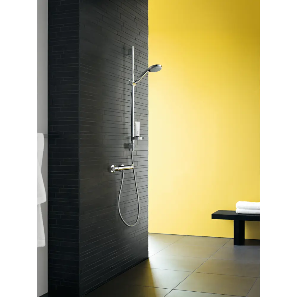Душевая стойка Hansgrohe Croma 100 Vario Unica 90 см 4 режима Без серии STLM-2152197 - Вид №3