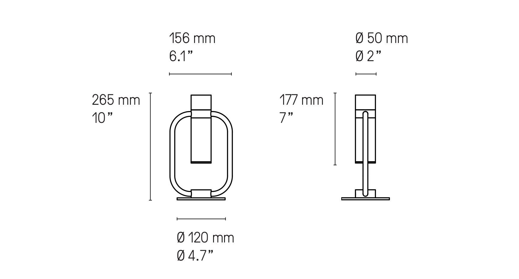 Латунная светодиодная настольная лампа CVL Luminaires Storm ARCH-00011242 - Вид №2