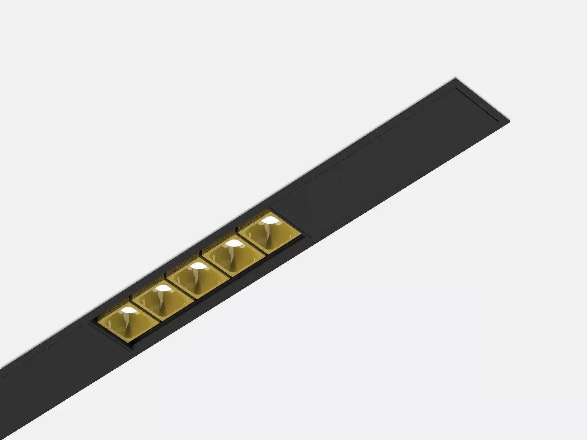 Утопленный экструдированный алюминиевый линейный профиль освещения Lucifero's Minifile ARCH-00141123 - Вид №5