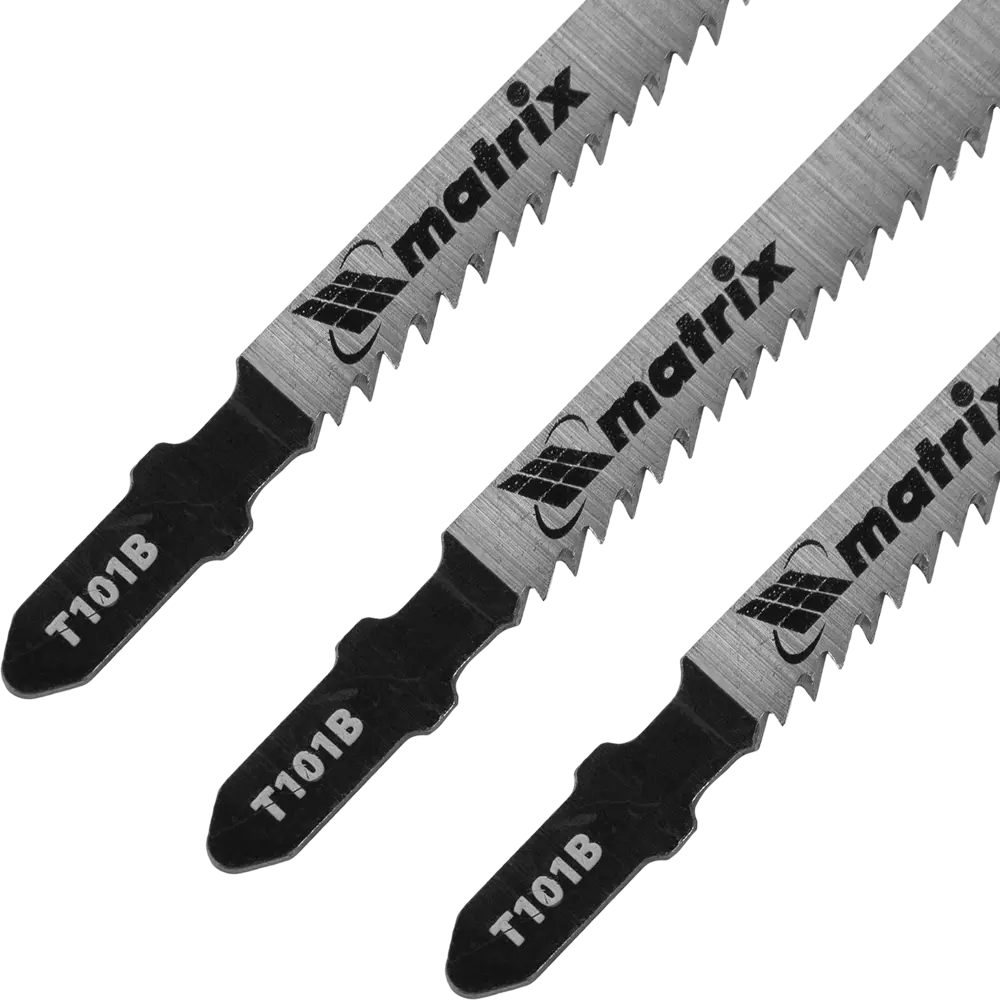 Пилка для лобзика по дереву Matrix T101B быстрый рез, 3 шт STLM-2022729 - Вид №2