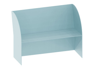 Алюминиевая скамья со спинкой