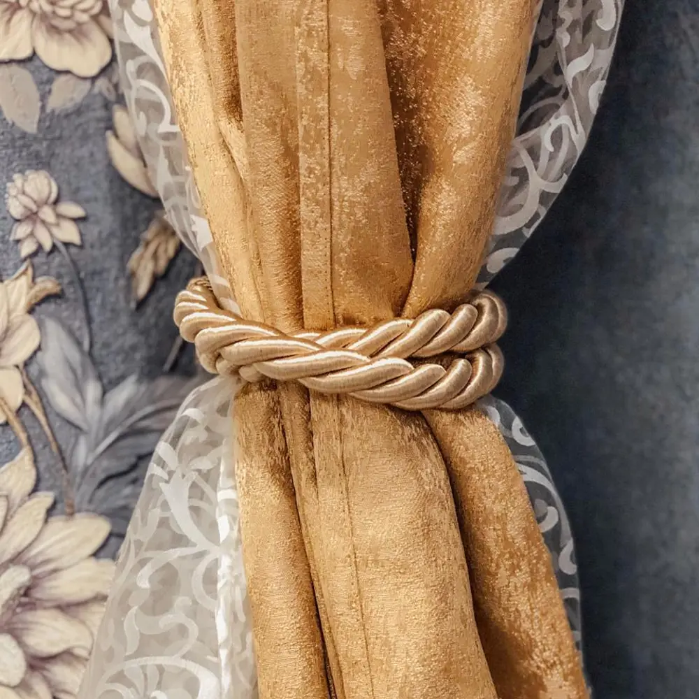 Подхват для штор Inspire «Нала» 77 см цвет золотой STLM-2021142 - Вид №2