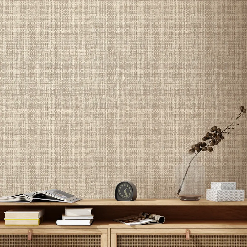 EURO DECOR Флизелиновые обои Coco: Бежевая элегантность для вашего интерьера 88224175 STLM-1327817 - Вид №2