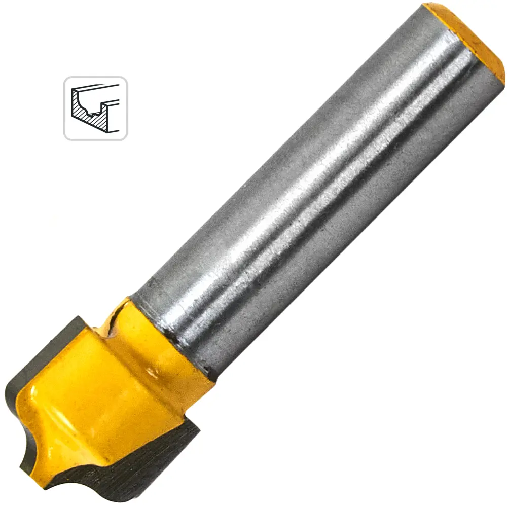 Фреза по дереву пазовая фасонная 553389 12.7x10 мм хвостовик 8 мм Santreyd STLM-2039186