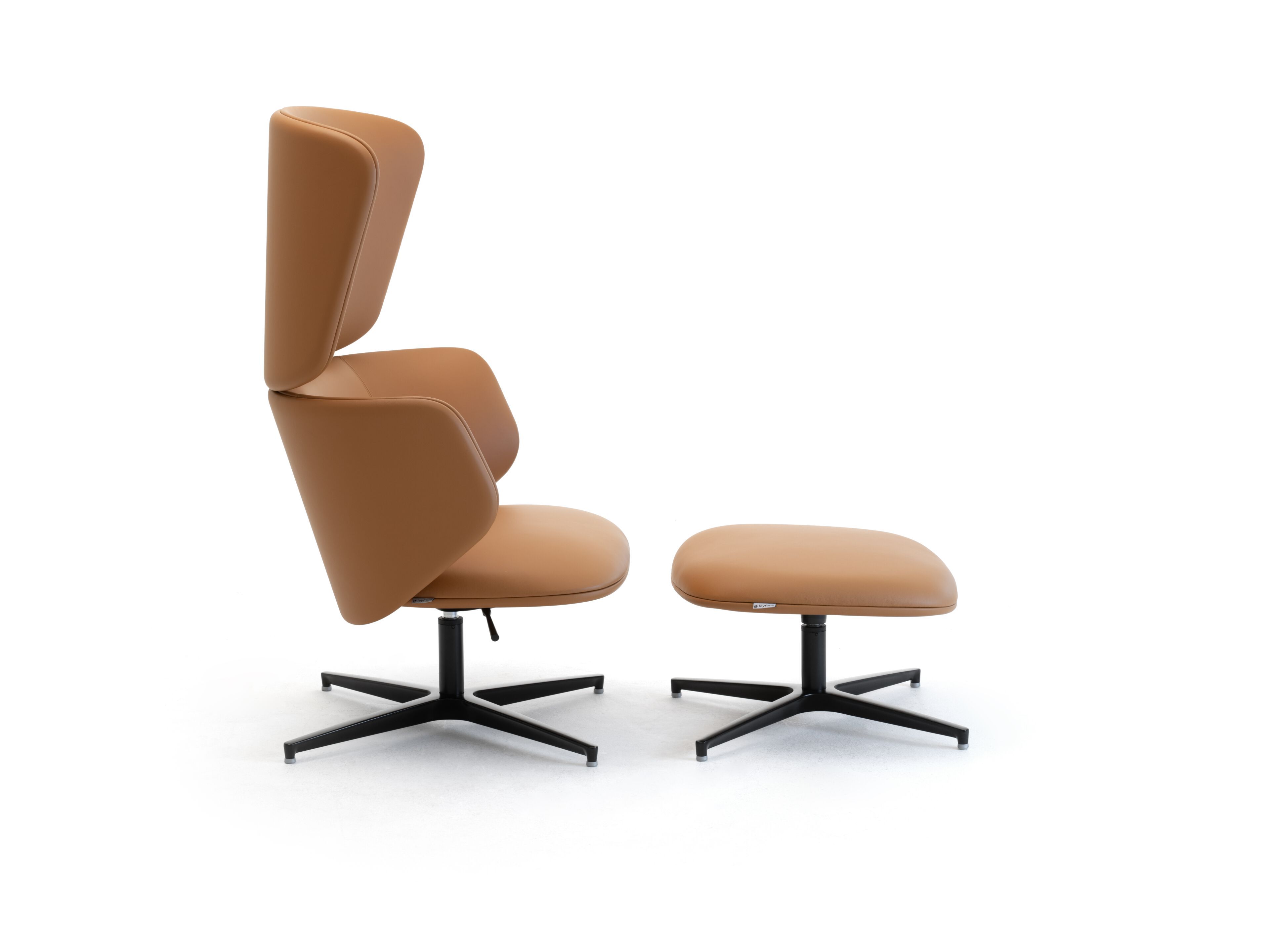 Кожаная вращающаяся спицевая подставка для ног Leyform Alisè Lounge ARCH-00087840 - Вид №13