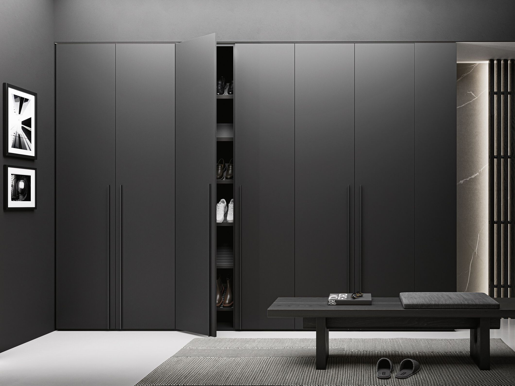 Модульная гардеробная со встроенным освещением Arbi Arredobagno пузыри ARCH-00029353