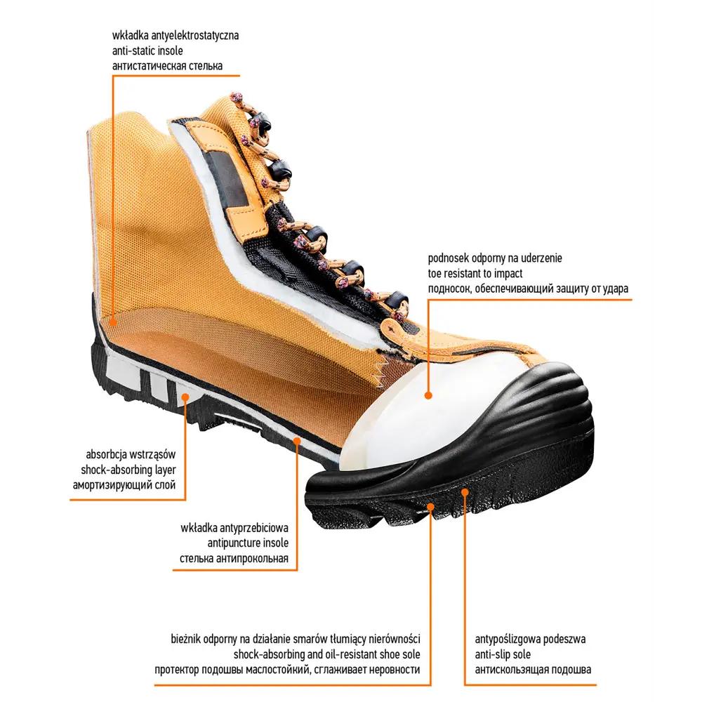Ботинки рабочие Neo S3 SRC, нубук, размер 43 NEO TOOLS STLM-2158674 - Вид №2