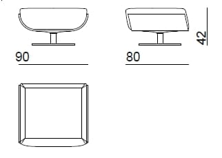 Тканевая подставка для ног Bizzotto Italia ARCH-00119014 - Вид №5