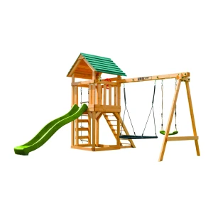 Детский игровой комплекс Unix Kids 6 in 1 Light Green 195x265x370 см