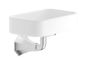 Настенная мыльница WE ARE IB bl001ss Brushed Nickel Belmondo
