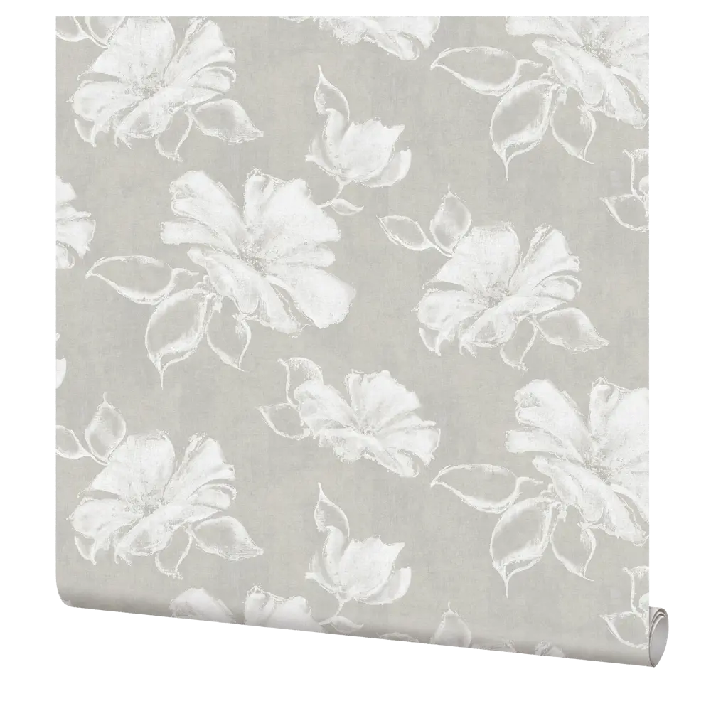 ELYSIUM Лантана: флизелиновые обои с цветочным узором в бежевых тонах 89402935 STLM-1566894