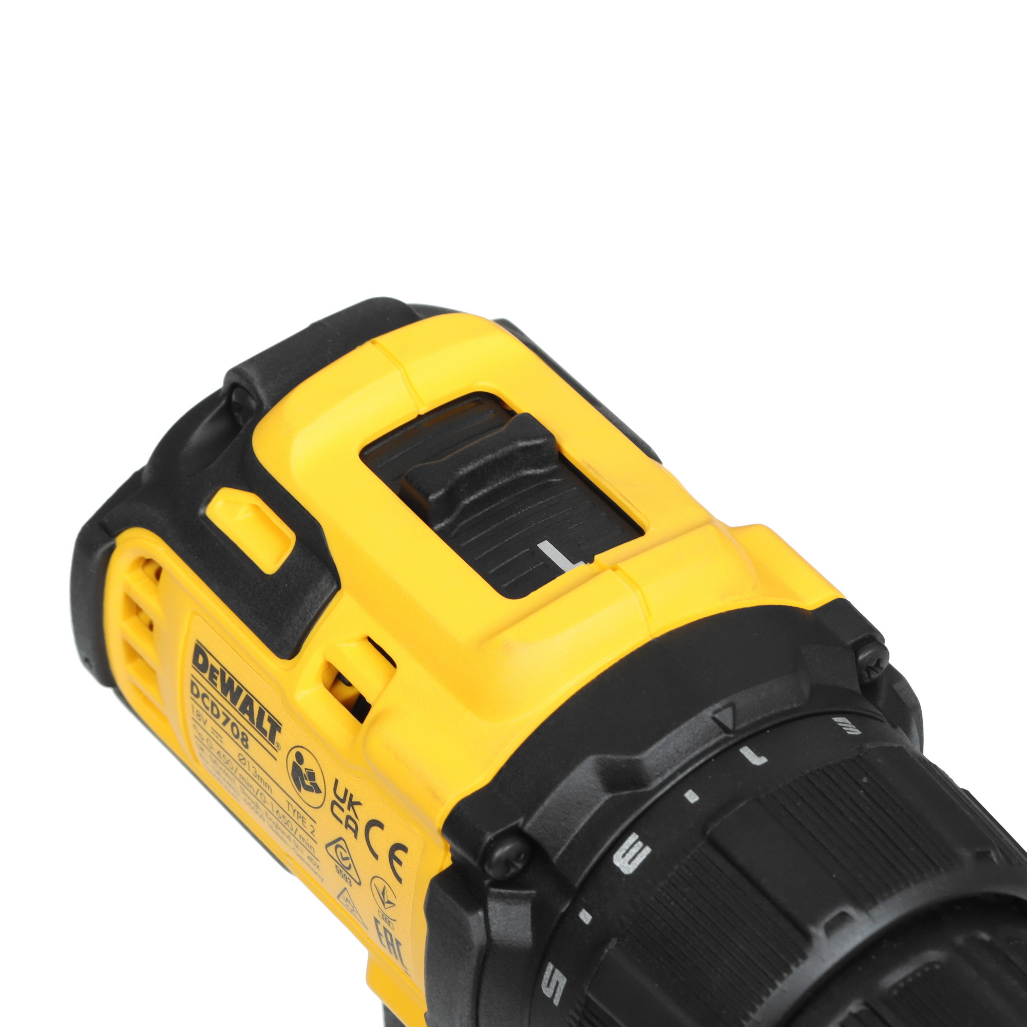 Дрель-шуруповерт DeWalt DCD708D2T-QW XR FLEXVOLТ 18/54V 5440962 STDN-0086201 - Вид №4