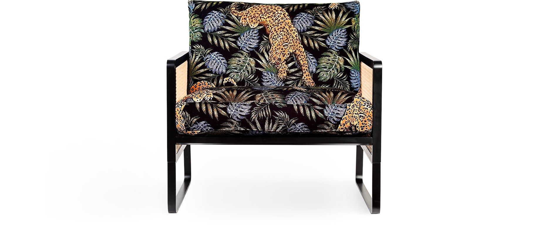 Винтажное стильное бархатное съемное мягкое кресло RED EDITION плетеная ARCH-00037426 - Вид №23