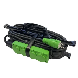 91864833 Удлинитель-шнур Itok i-connect-color-SUR-PVS-315-4-54-40-green 4 розетки с заземлением 3x1.5 мм 40 м 3500 Вт цвет зелены STLM-1380322