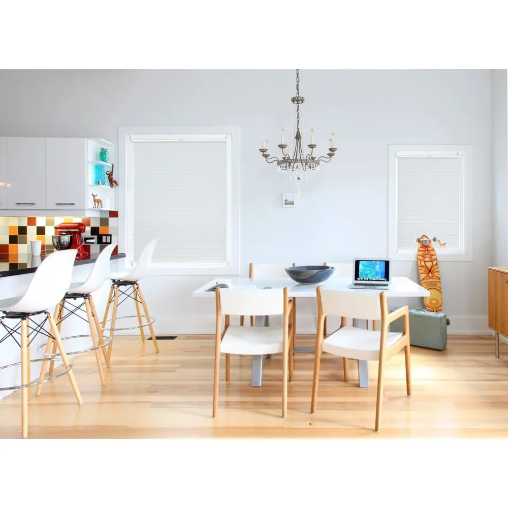 Плиссе с ручкой Плайн-Л 35х160 см текстиль цвет белый Santreyd STLM-2004330 - Вид №4