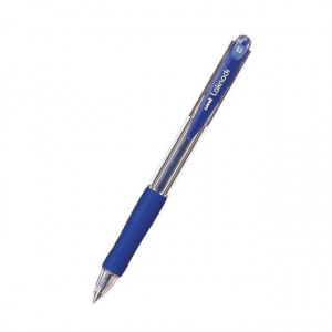 073344 Шариковая ручка-автомат "Laknock" 0,5 мм синяя Uni