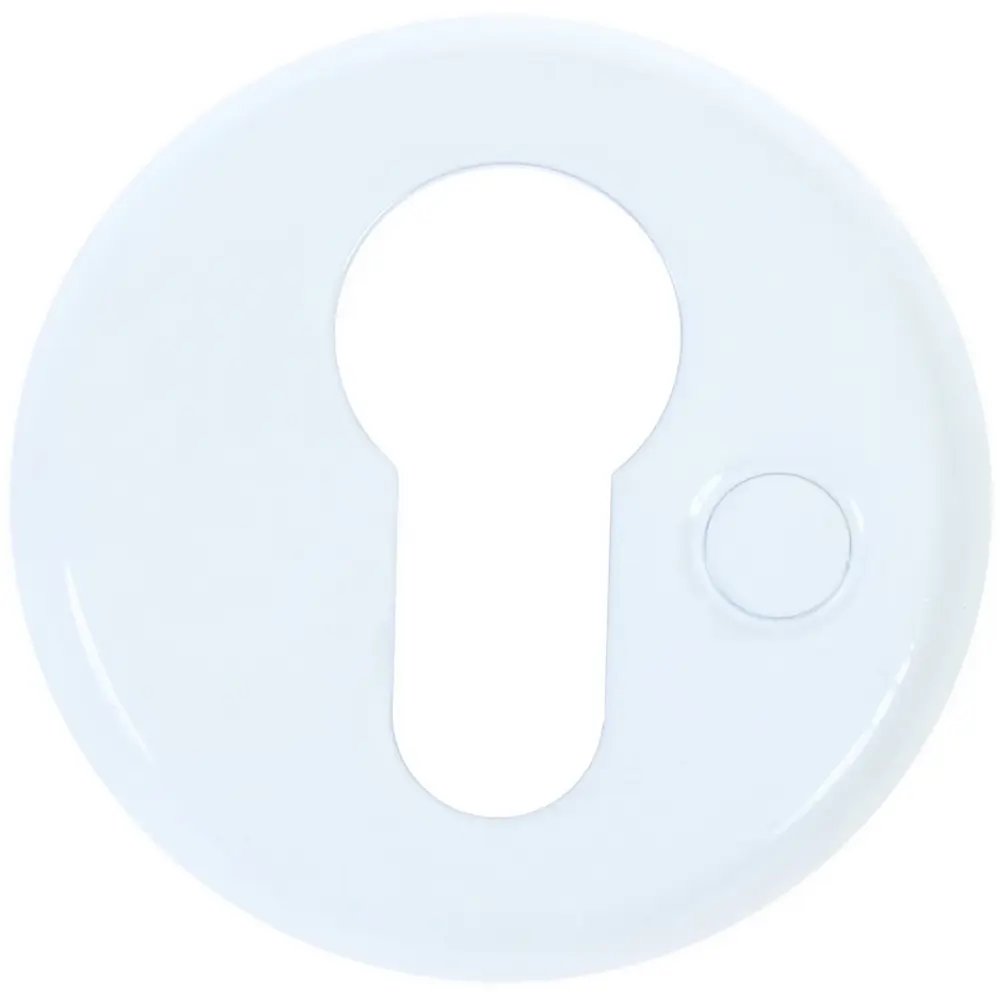 Дверные накладки Фабрика замков Е 002 белый алюминий 18809246 STLM-0012898