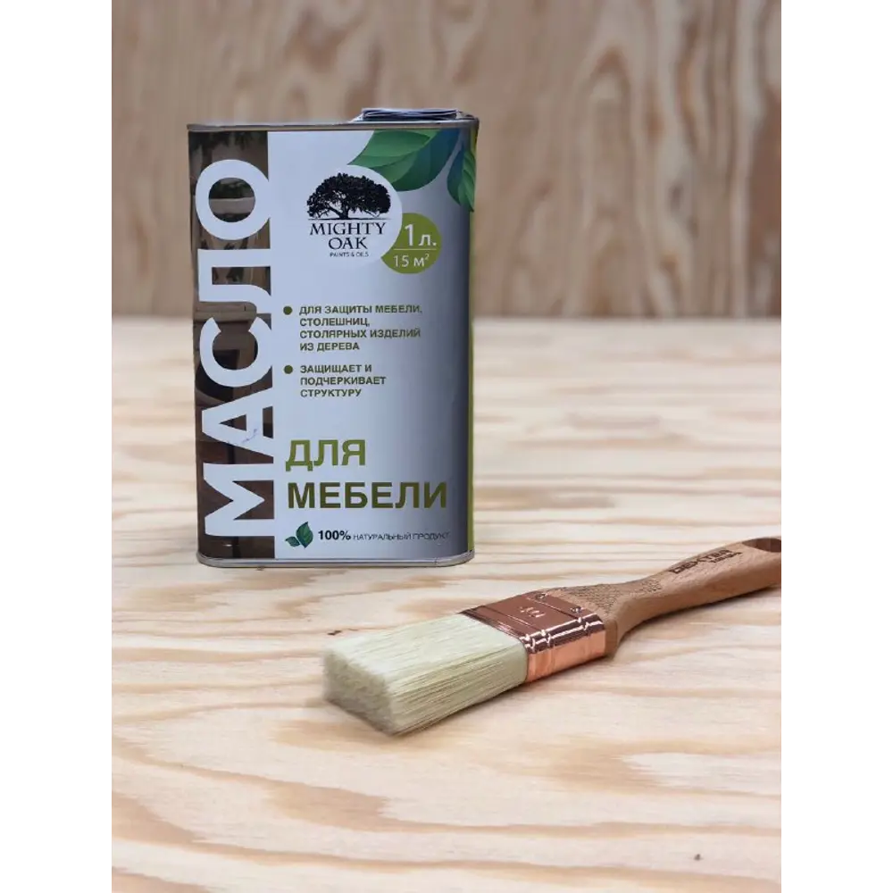 Масло для мебели Mighty Oak цвет прозрачно-медовый 1 л STLM-2205041 - Вид №3